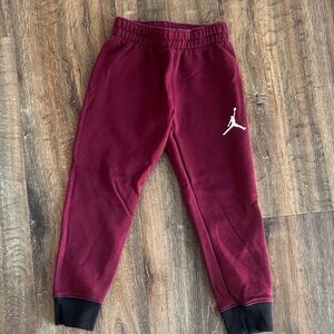 Jordan Kids Maroon Joggers